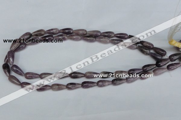 CTO232 15.5 inches 8*16mm teardrop tourmaline gemstone beads