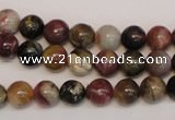 CTO351 15.5 inches 8mm round natural tourmaline gemstone beads