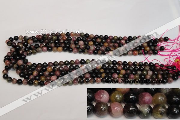 CTO356 15.5 inches 6mm round natural tourmaline gemstone beads