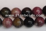 CTO360 15.5 inches 12mm round natural tourmaline gemstone beads