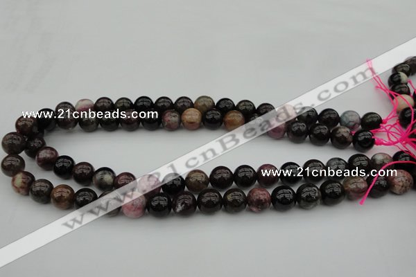 CTO390 15.5 inches 11mm round natural tourmaline gemstone beads