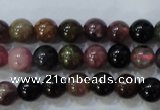 CTO452 15.5 inches 5mm round natural tourmaline gemstone beads