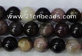 CTO454 15.5 inches 8mm round natural tourmaline gemstone beads