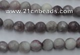 CTO482 15.5 inches 8mm faceted round pink tourmaline gemstone beads