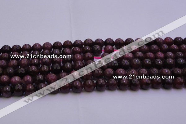 CTO501 15.5 inches 5mm - 5.5mm round natural red tourmaline beads