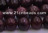 CTO502 15.5 inches 6mm - 6.5mm round natural red tourmaline beads