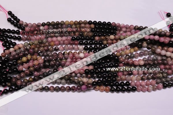 CTO55 15.5 inches 10mm round natural tourmaline gemstone beads