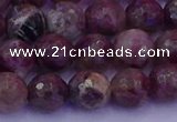 CTO612 15.5 inches 7mm faceted round tourmaline gemstone beads