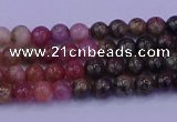 CTO621 15.5 inches 5mm round tourmaline gemstone beads wholesale