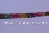 CTO630 15.5 inches 4mm round tourmaline gemstone beads wholesale
