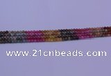 CTO630 15.5 inches 4mm round tourmaline gemstone beads wholesale