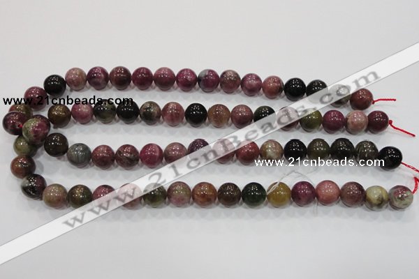 CTO65 15.5 inches 10mm round natural tourmaline gemstone beads