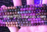 CTO666 15.5 inches 5mm round natural tourmaline gemstone beads