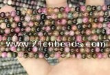 CTO670 15.5 inches 4mm round natural tourmaline beads wholesale