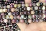 CTO672 15.5 inches 8mm round natural tourmaline beads wholesale