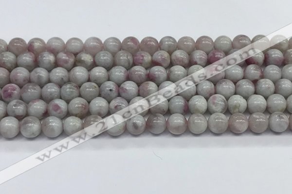 CTO691 15.5 inches 6mm round pink tourmaline gemstone beads