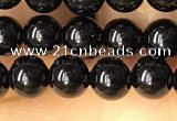 CTO700 15.5 inches 4mm round black tourmaline beads wholesale