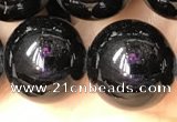 CTO705 15.5 inches 14mm round black tourmaline beads wholesale