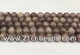 CTO722 15.5 inches 10mm round Chinese tourmaline beads