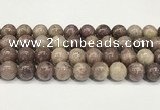 CTO723 15.5 inches 12mm round Chinese tourmaline beads