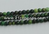 CTP01 15.5 inches 4mm round yellow green pine gemstone beads wholesale