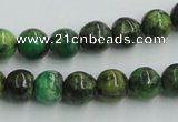 CTP04 15.5 inches 10mm round yellow green pine gemstone beads wholesale