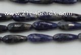 CTR04 15.5 inches 6*16mm faceted teardrop sodalite gemstone beads