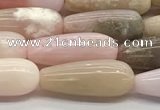 CTR150 15.5 inches 6*16mm teardrop natural pink opal beads