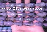 CTR309 15.5 inches 10*25mm faceted teardrop labradorite beads