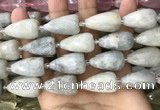 CTR356 15.5 inches 15*22mm faceted teardrop moonstone beads