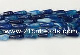 CTR405 15.5 inches 8*20mm teardrop agate beads wholesale