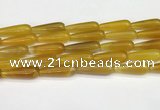 CTR415 15.5 inches 10*30mm teardrop agate beads wholesale