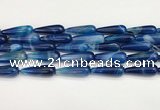 CTR427 15.5 inches 10*30mm teardrop agate beads wholesale