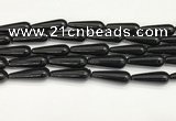 CTR435 15.5 inches 10*30mm teardrop agate beads wholesale