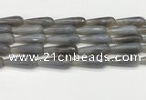 CTR450 15.5 inches 10*30mm faceted teardrop agate beads wholesale