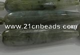 CTR65 15.5 inches 10*40mm faceted teardrop labradorite beads