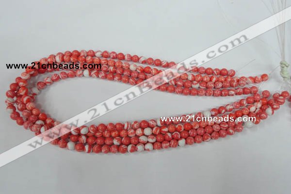 CTU1000 15.5 inches 4mm round synthetic turquoise beads wholesale