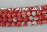 CTU1001 15.5 inches 6mm round synthetic turquoise beads wholesale