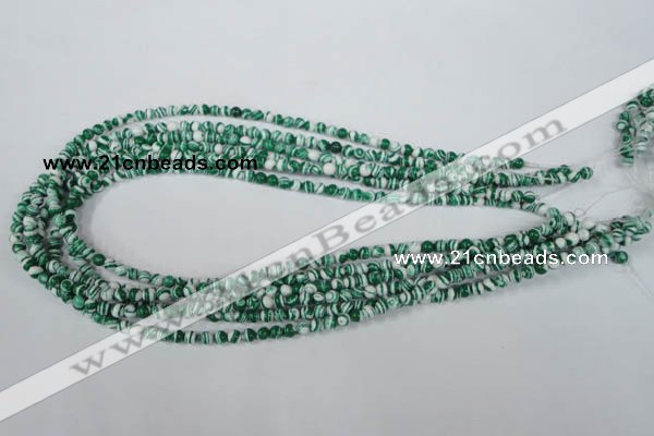 CTU1125 15.5 inches 4mm round synthetic turquoise beads wholesale