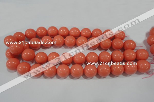 CTU1318 15.5 inches 18mm round synthetic turquoise beads