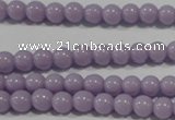 CTU1400 15.5 inches 3mm round synthetic turquoise beads