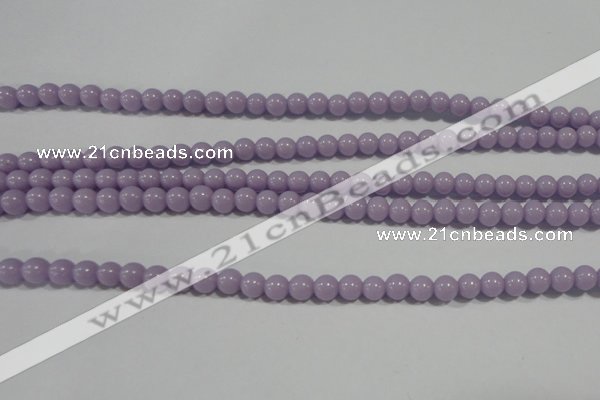 CTU1400 15.5 inches 3mm round synthetic turquoise beads