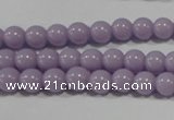 CTU1401 15.5 inches 4mm round synthetic turquoise beads