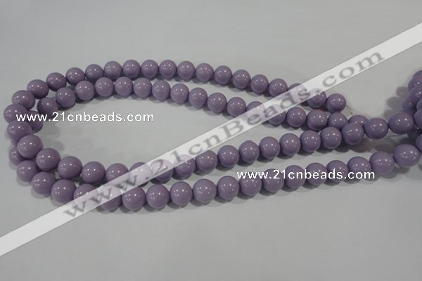 CTU1404 15.5 inches 10mm round synthetic turquoise beads