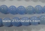 CTU1733 15.5 inches 8mm round synthetic turquoise beads