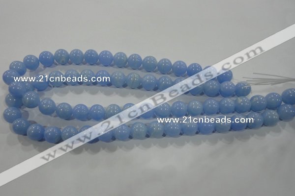 CTU1734 15.5 inches 10mm round synthetic turquoise beads