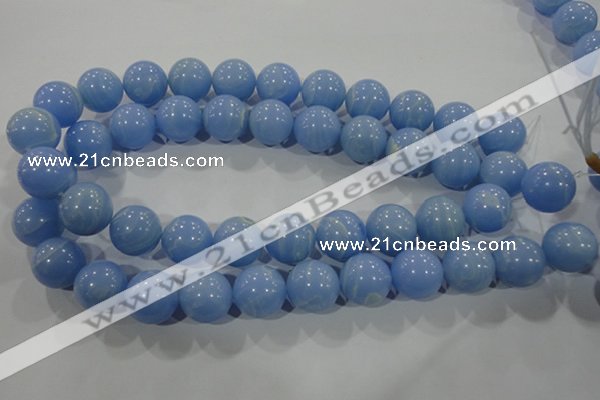 CTU1739 15.5 inches 20mm round synthetic turquoise beads