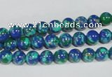 CTU1812 15.5 inches 6mm round synthetic turquoise beads