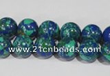 CTU1814 15.5 inches 10mm round synthetic turquoise beads