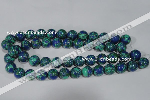 CTU1818 15.5 inches 18mm round synthetic turquoise beads